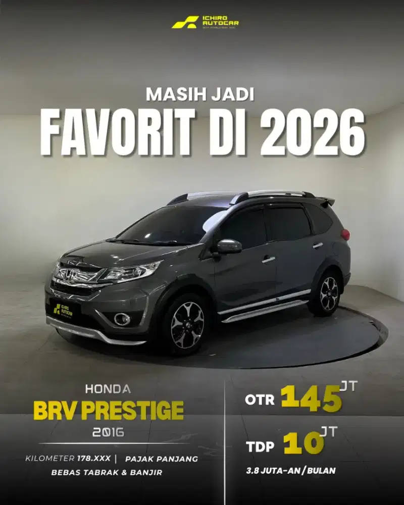 [Cash 155jt] HONDA BR-V PRESTIGE 2016