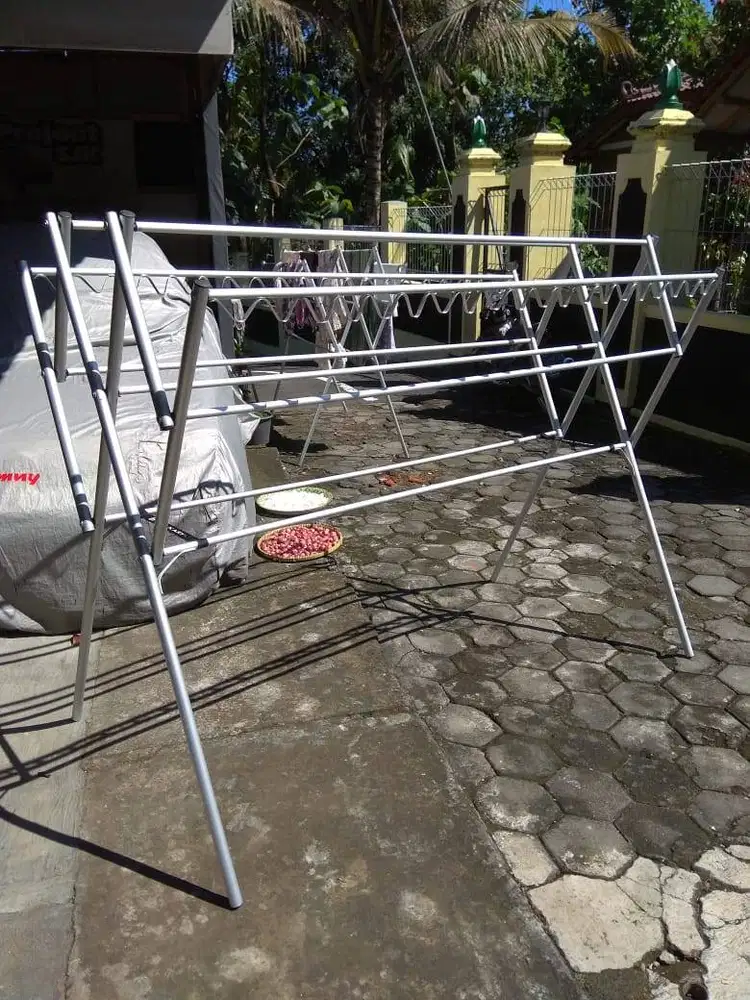Promo Nih Jemuran Jumbo Bina Karya Silver Anti Karat