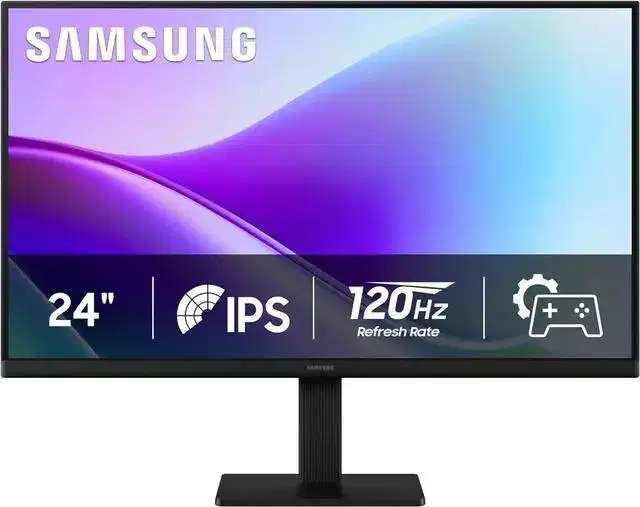 Monitor Baru Garansi 3 tahun Samsung 24 inch 120Hz IPS FHD Bazelless