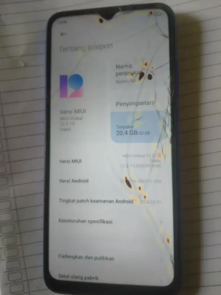 Redmi 9a 2/32 Kel hp aja