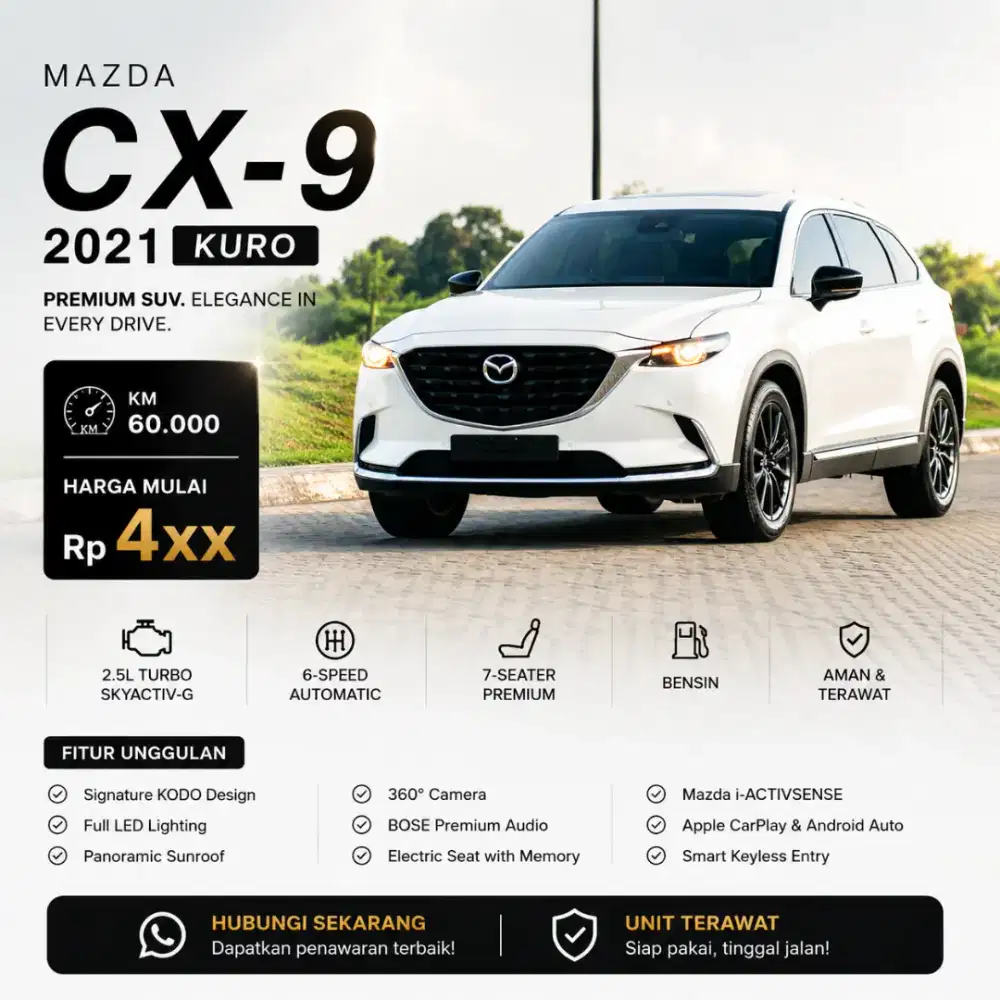 [KURO EDITION] MAZDA CX9 2022