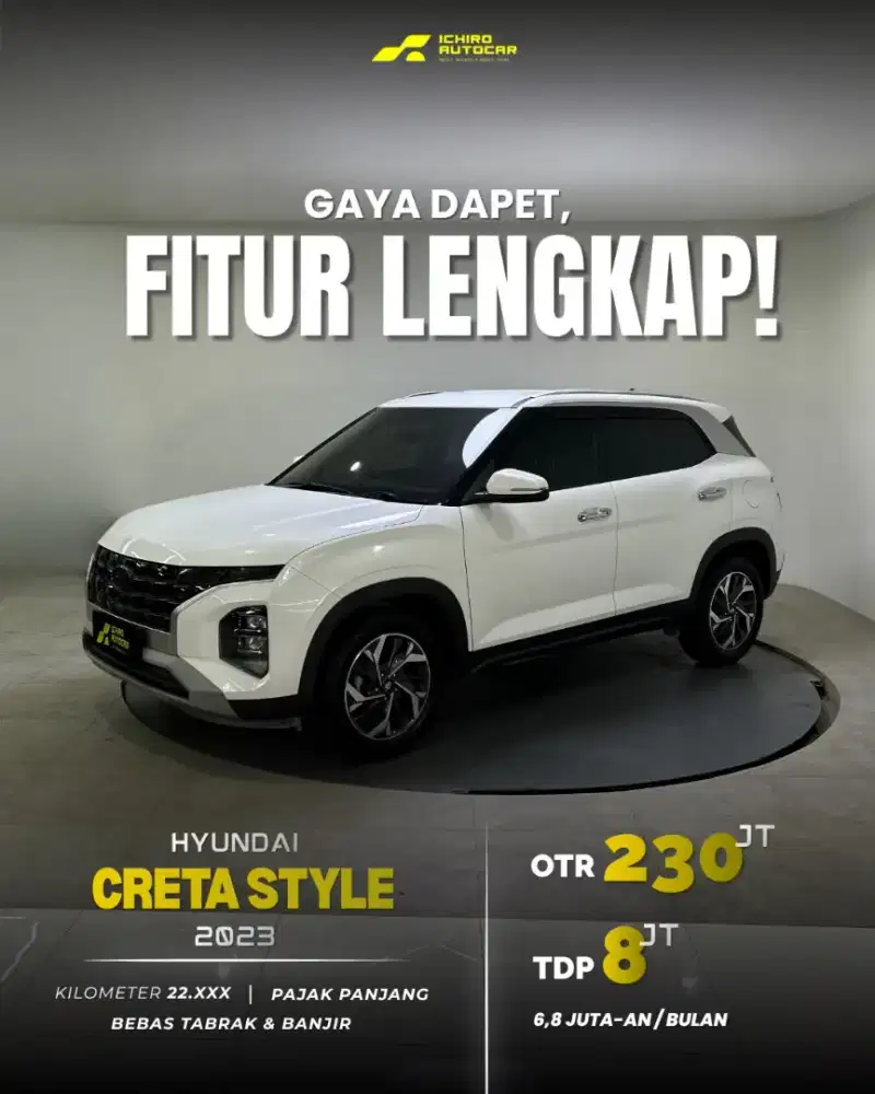 [Km 26rb] HYUNDAI CRETA STYLE 2023