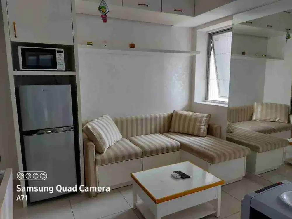 di sewakan apartemen the mansion Kemayoran tipe 2 bedroom furnish
