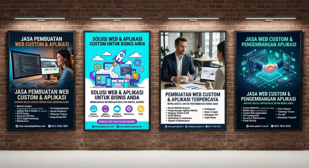 Jasa pembuatan website custom