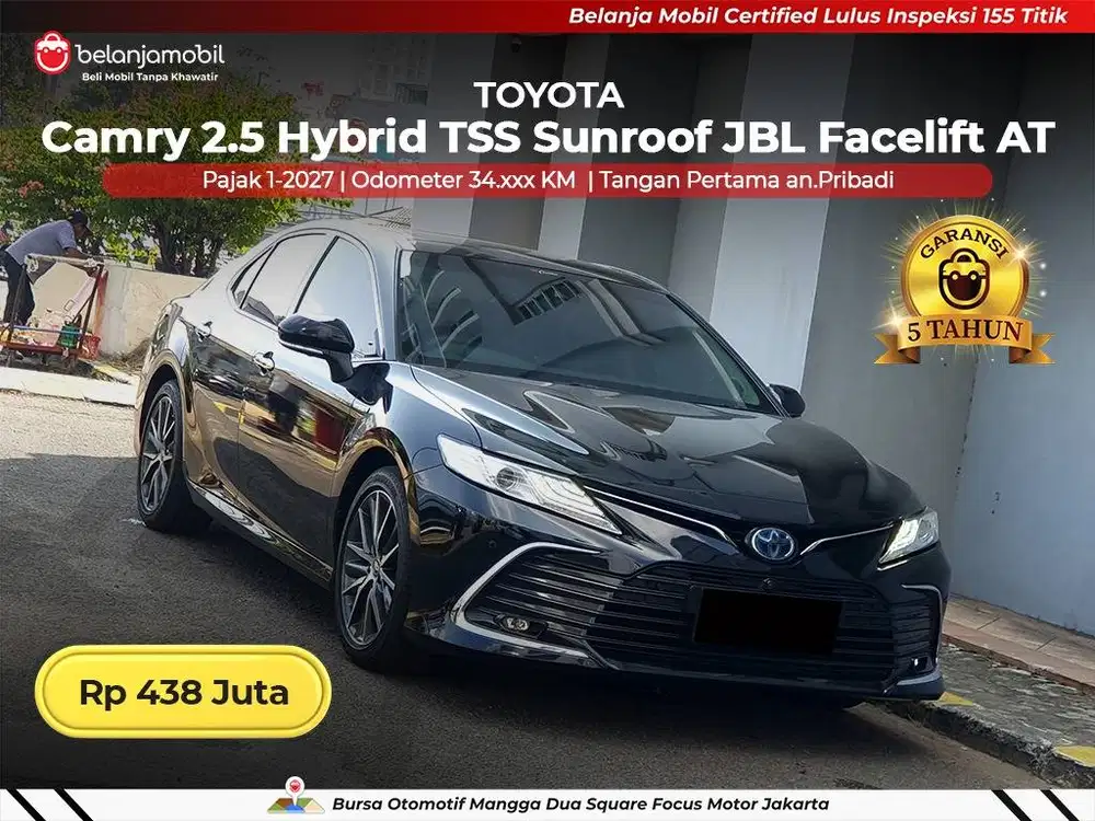 [ LOW KM ] Toyota Camry 2.5 Hybrid TSS Sunroof JBL Facelift 2021/2022