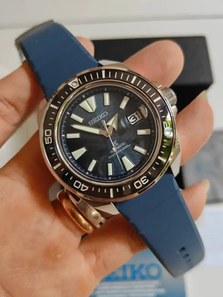 Seiko SRPF79K1 King Samurai Manta Ray Save The Ocean Special Edition