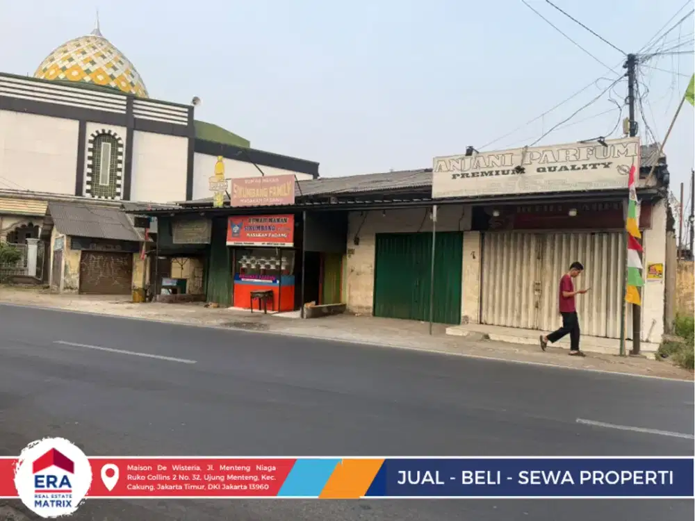 Jual Ruko 57 m² Tipar Cakung Barat Rp1,35 M Nego, Bisa Lanjut Sewa, Lokasi Strategis untuk Usaha dan Investasi