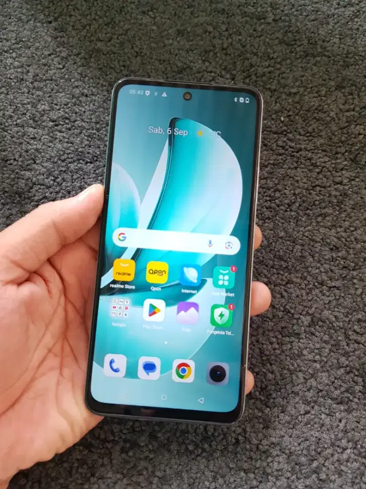 Realme C71 NFc ram 4+6/128 mulus cakep hp charger aja