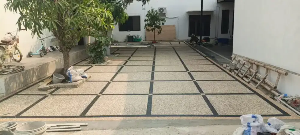 Carport garasi lantai model terbaru