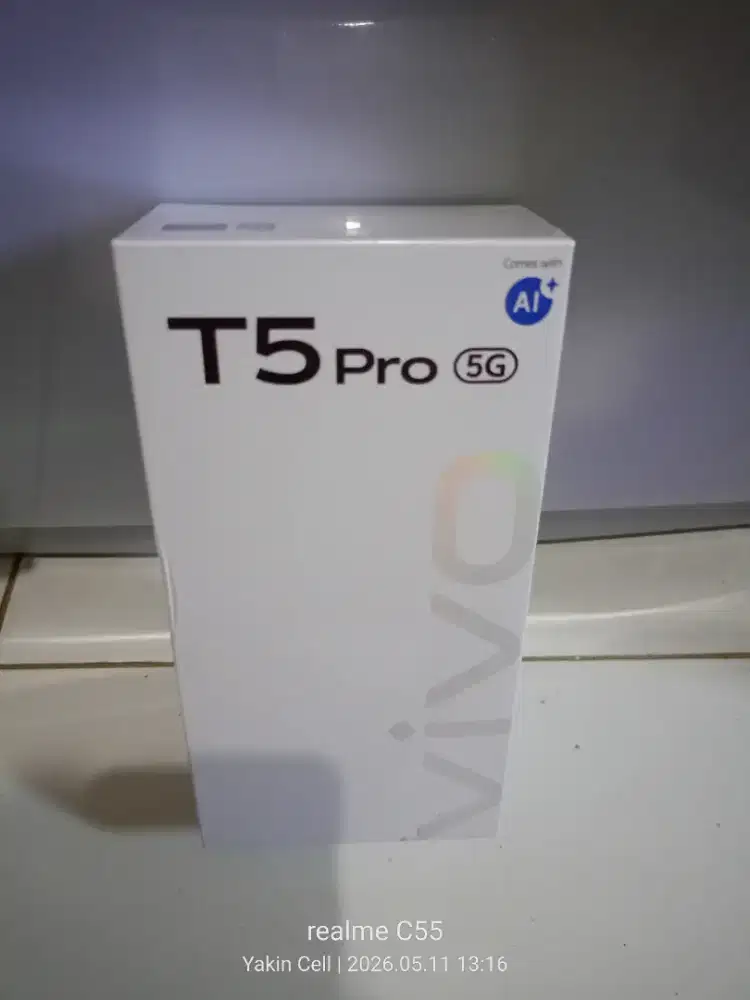 Vivo T5 Pro 5G 8/256 GB Dimensity 7400 Batre 6500 Garansi Resmi