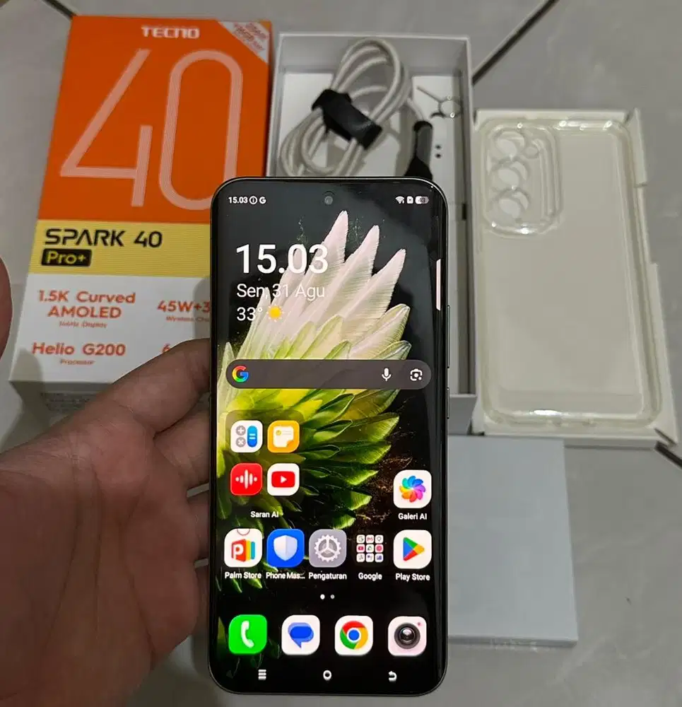 Tecno spark 40 pro PLUS 8/256gb Garansi 2027