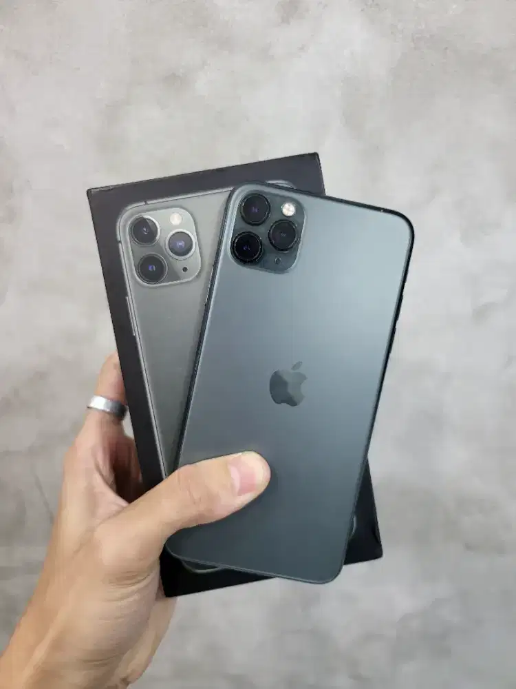 iPhone 11 ProMax 256 Gb Green Fullset Resmi