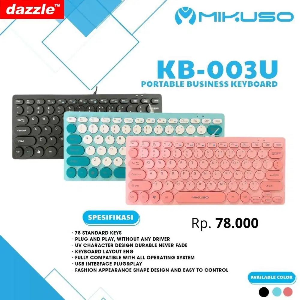 Keyboard Mikuso KB003U
