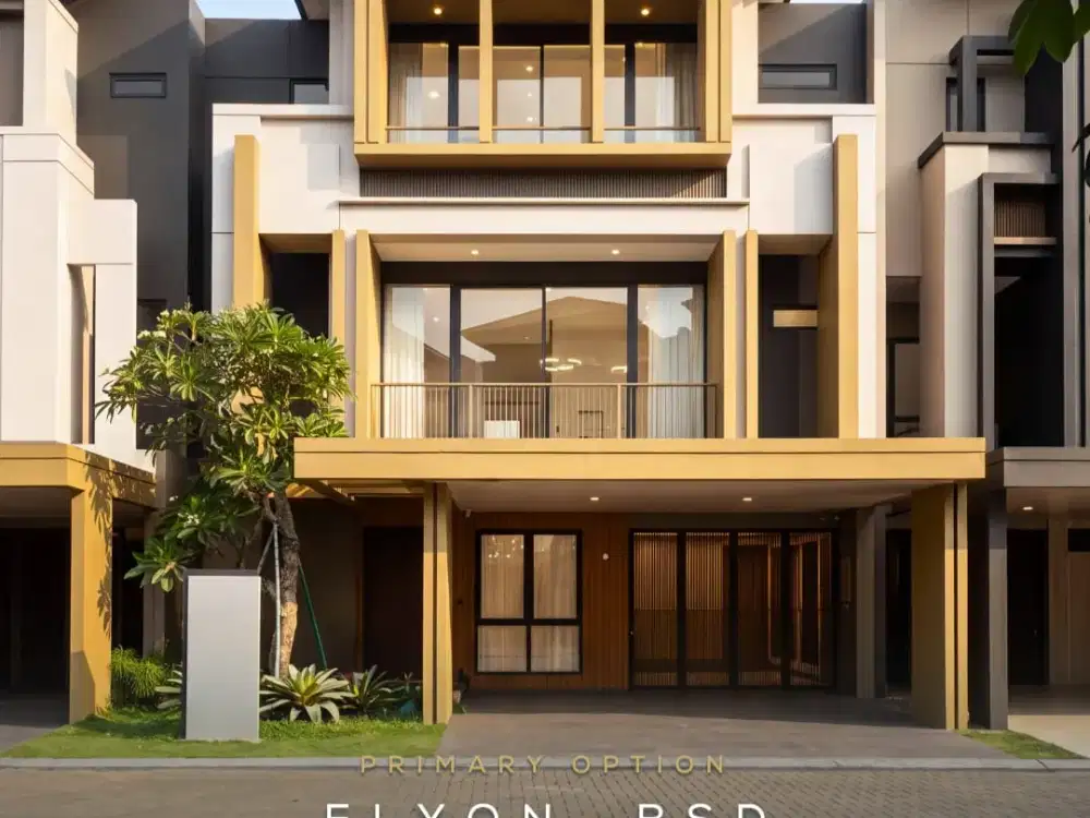 Rumah 3 Lantai di BSD City Tangerang Elyon at EONNA Free PPN Free DP Sebelah Persis Mall Eastvara dan Exit Tol BSD Baru