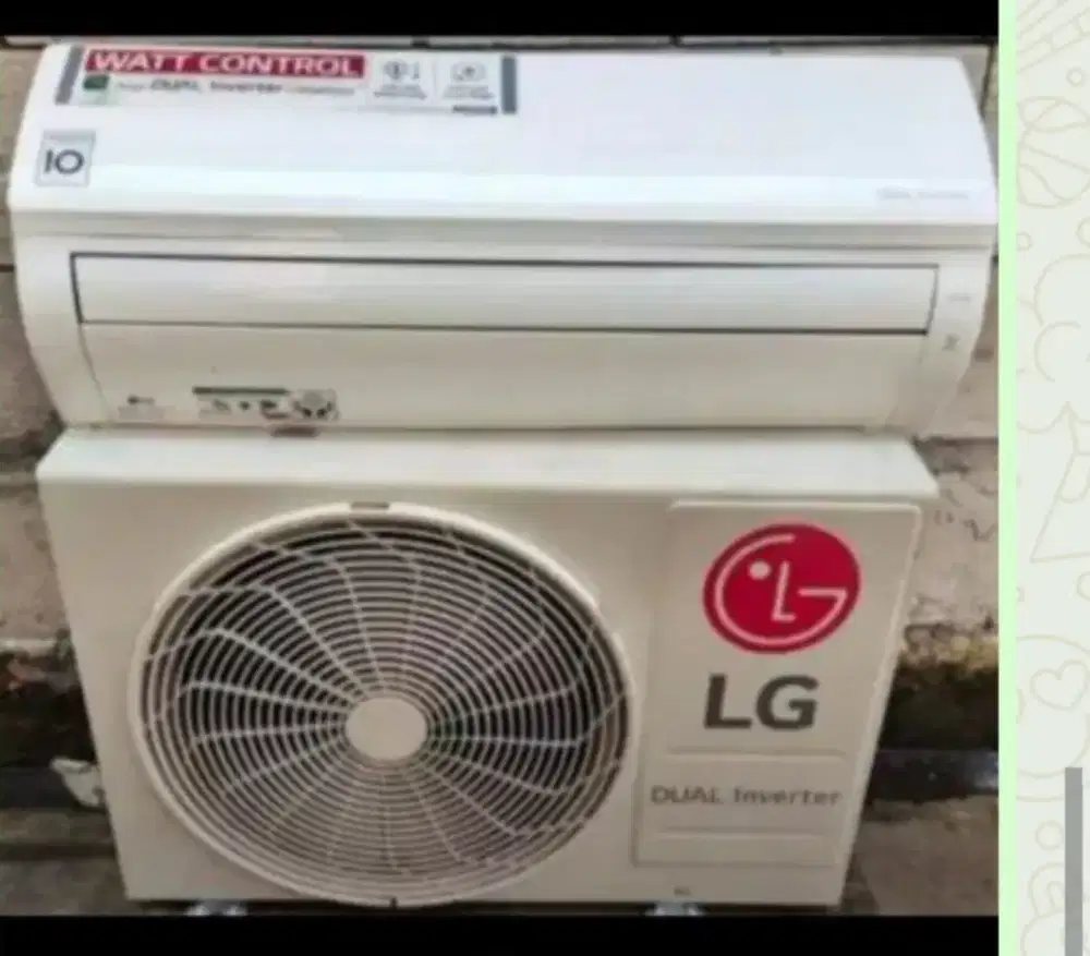 Jual ac  1 pk lg dual invent r 32 lowt 650 watt kondisi 95% ori semua