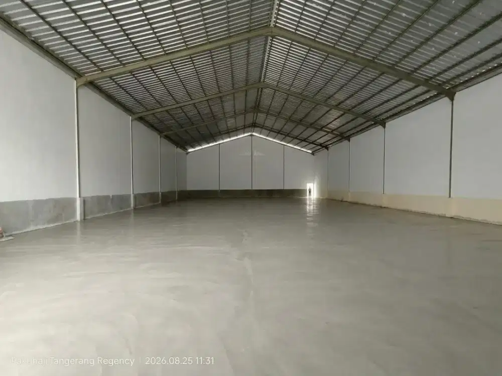 Gudang Rapi Luas Lokasi Strategis di Pergudangan Kawassan 19 Pakuhaji Tangerang