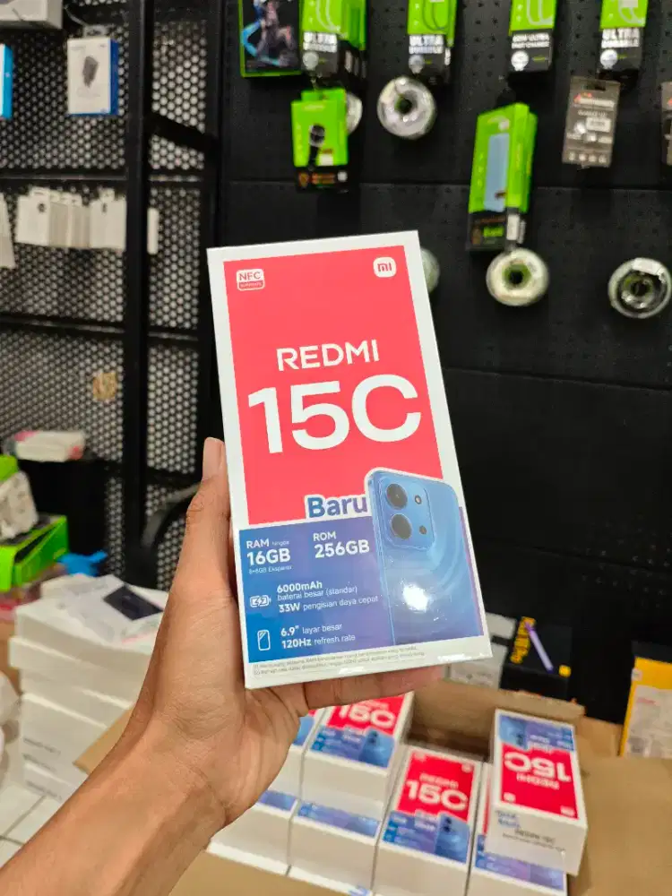 Redmi 15C Ram 8/256gb juga 128Gb