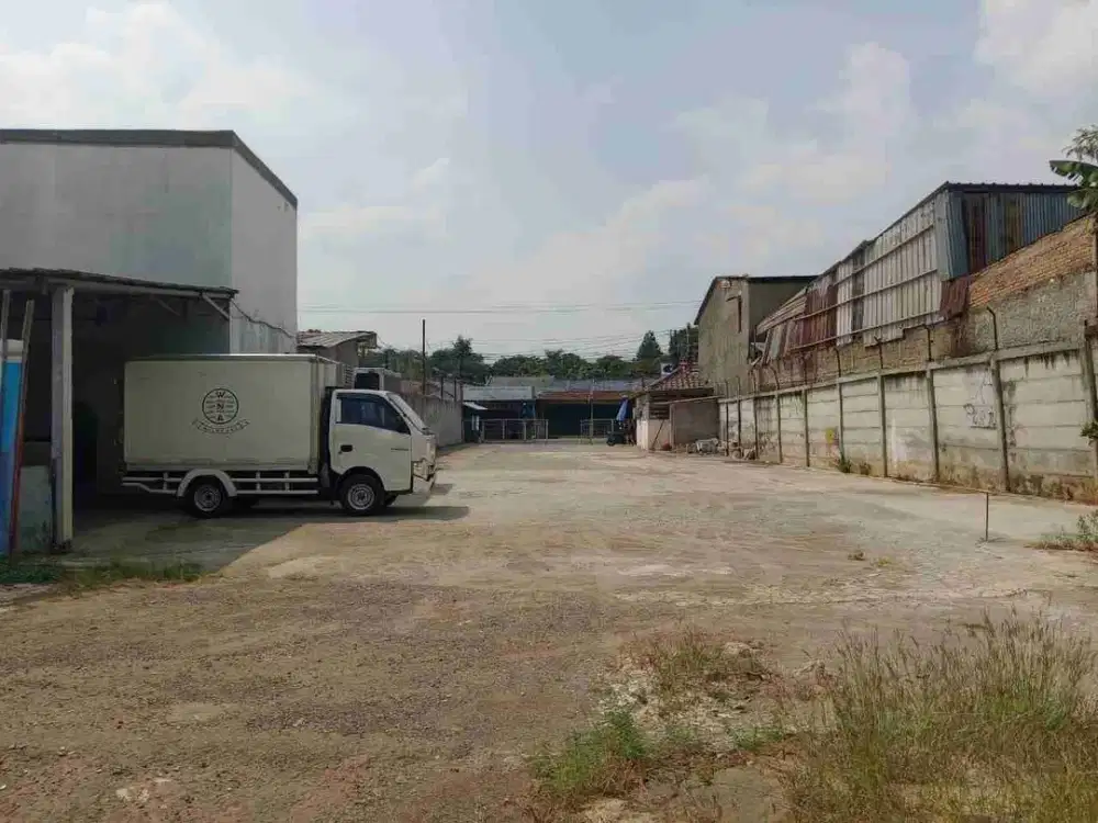 Disewakan Lahan Kosong di Pinggir Jalan Raya Setu, Cileungsi