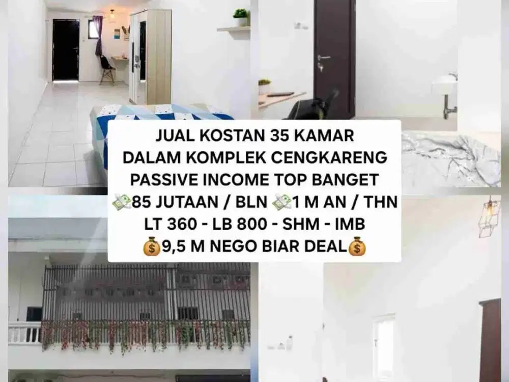 JUAL KOST KOSAN PREMIUM KOMPLEK KFT CENGKARENG