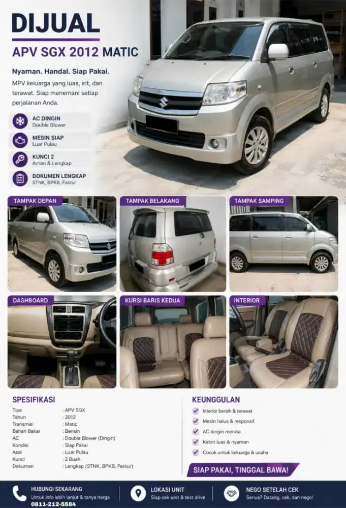 Suzuki APV SGX 2012