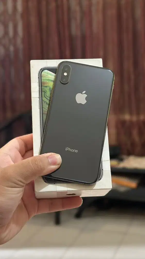 iPhone XS 64GB Space Grey Fullset All Operator Mulus Murah
