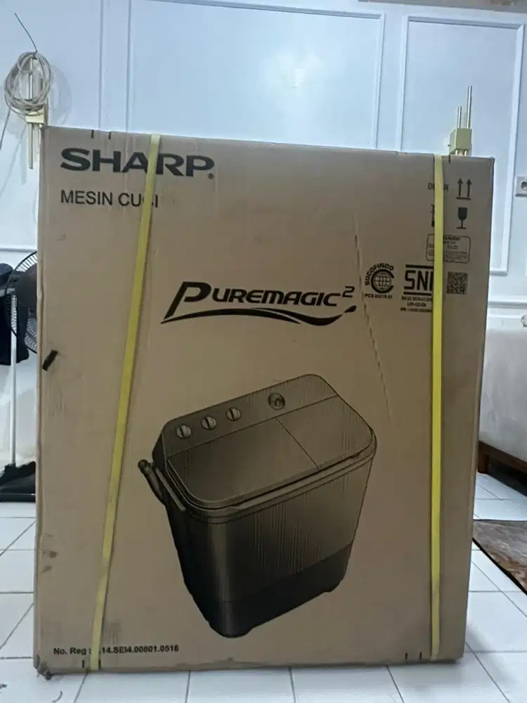 Mesin cuci, sharp - puremagic 2 ES-T85NT
