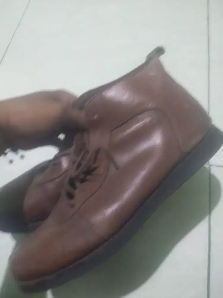 Sepatu pdl kulit asli no 39