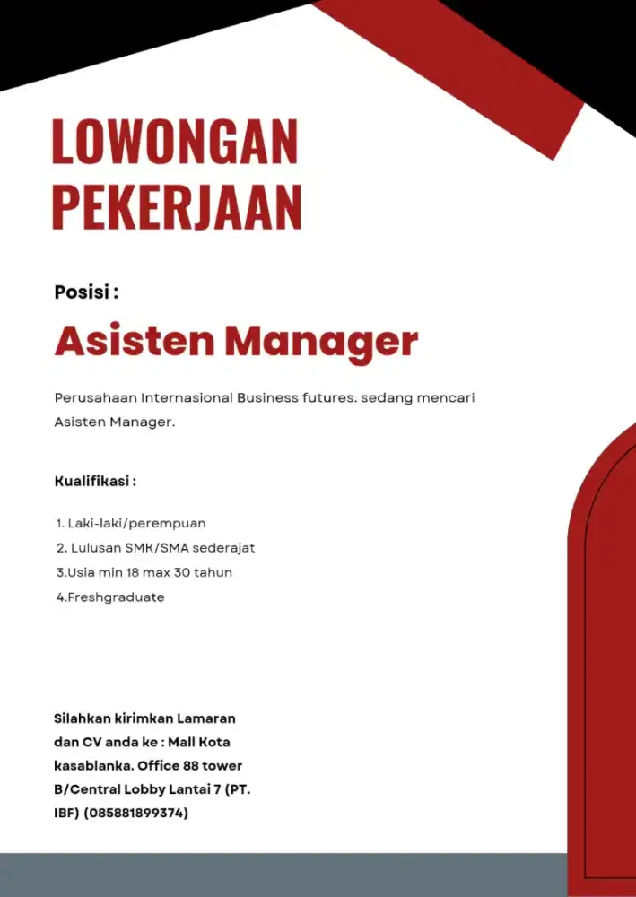 Lowongan kerja digital marketing