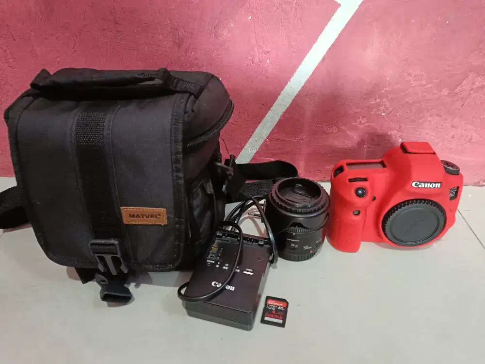 Kamera Canon 6d + lens f1.8