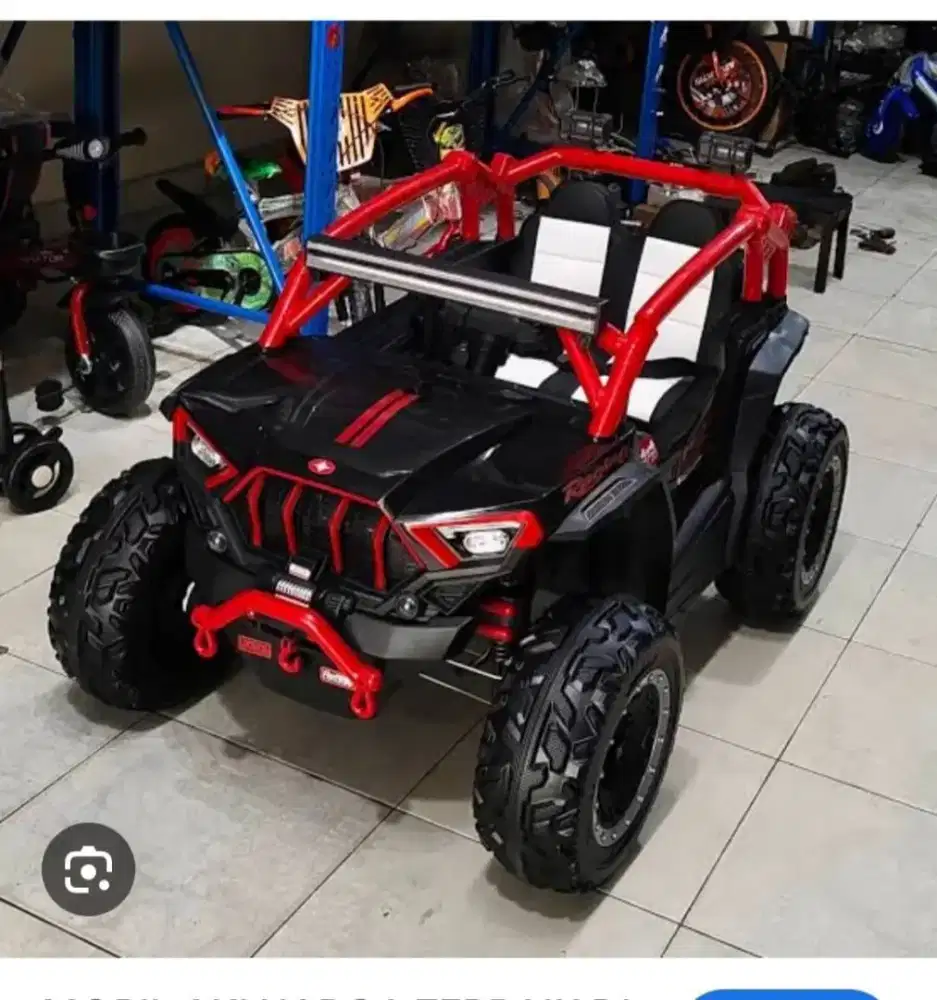 MOBIL AKI REMOTE ANAK BAN KARET