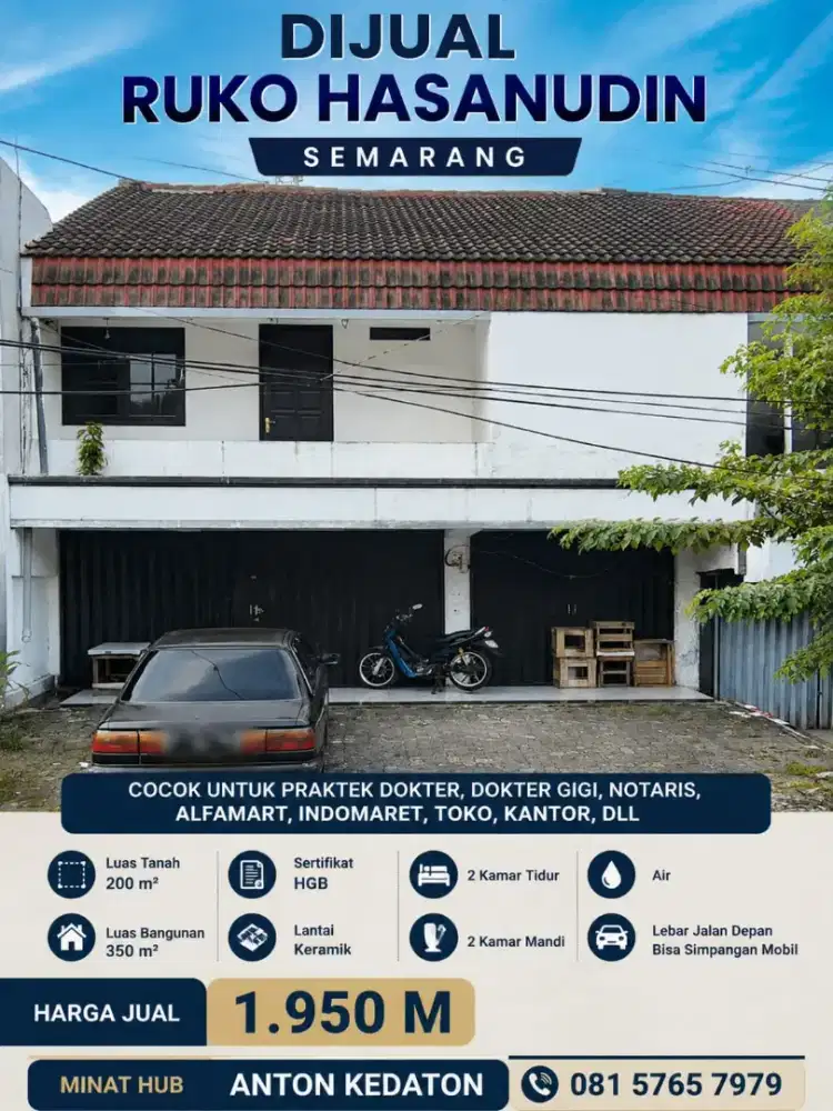 DIJUAL RUKO 2LT UNTUNG USAHA LOK STRATEGIS CEPAT SEGERA