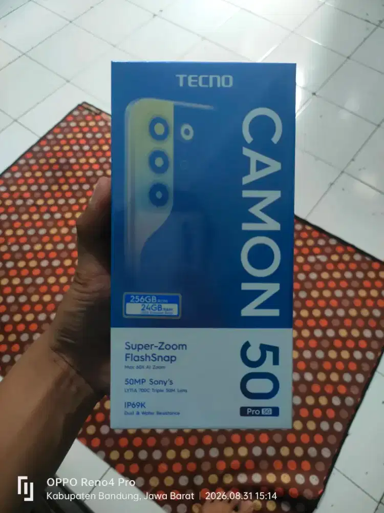Tecno Camon 50 Pro 5G 12+12/256GB Segelbox New BNIB