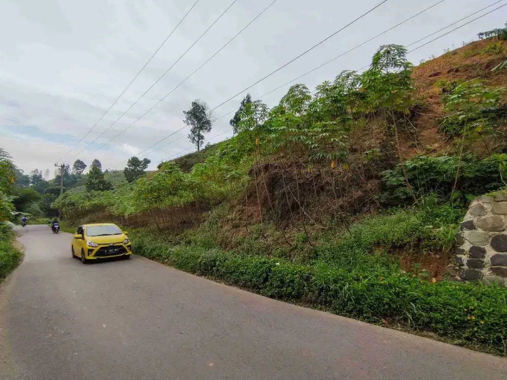 tanah murah sentul pinggir jalan cocok untuk kafe dan villa