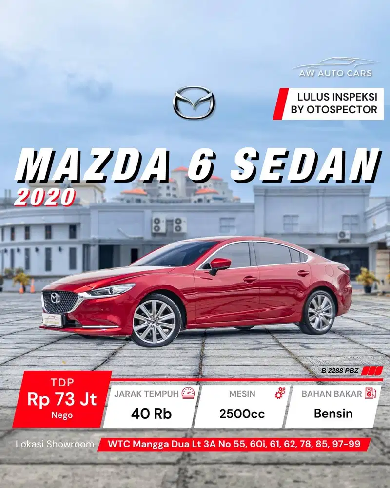 Mazda 6 Sedan 2020 Elite mdl wagon 2021