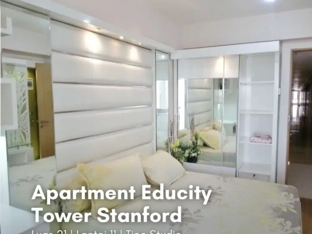 Apartment Educity, Pakuwon City  SIAP HUNI, FULLY FURNISHED