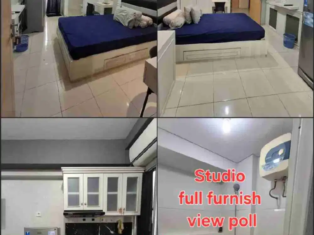 Sewa bulanan studio furnish apartemen educity by Citihome