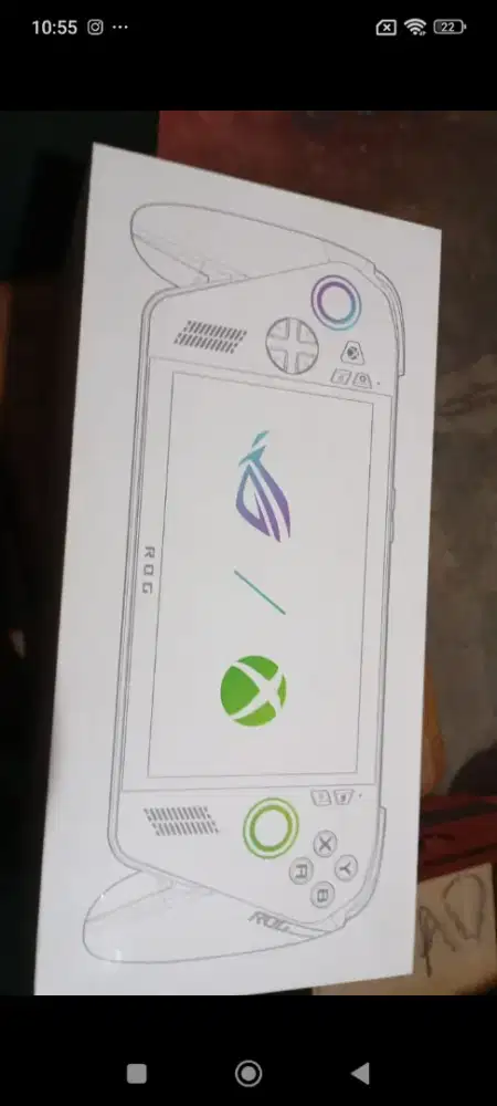 asus rog ally x box white
