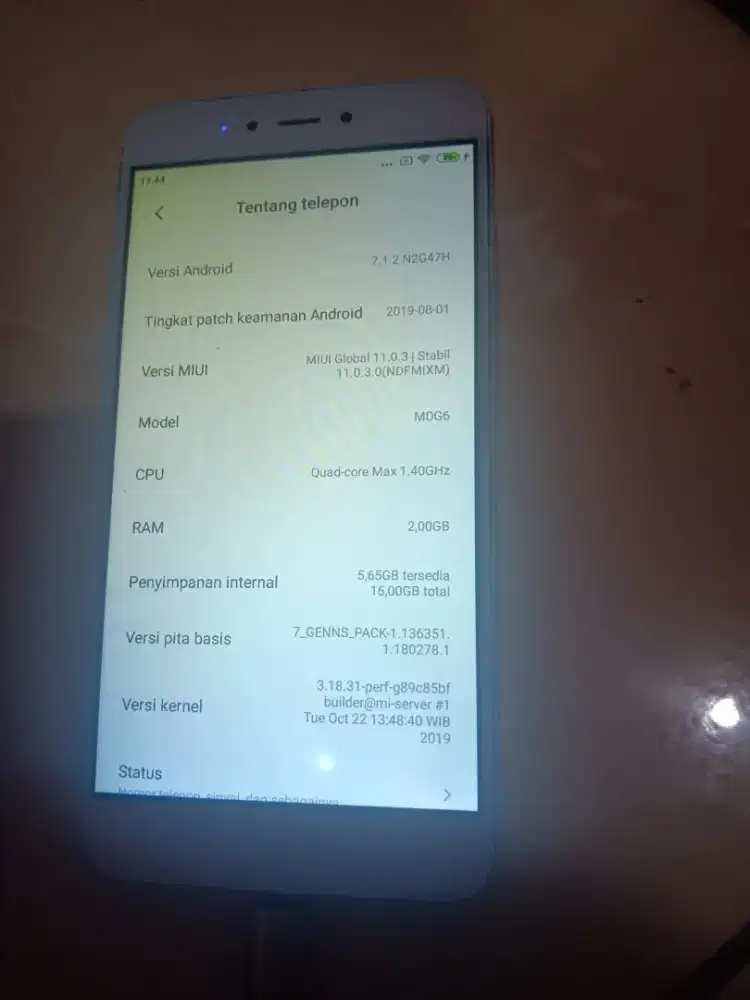 Redmi note 5A hp dan casan aja