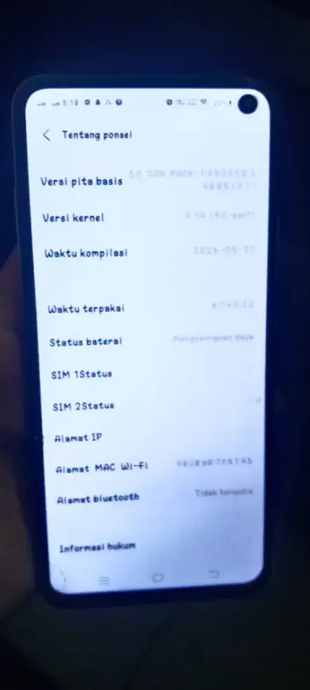 Hp vivo 1919 ram8+4/128