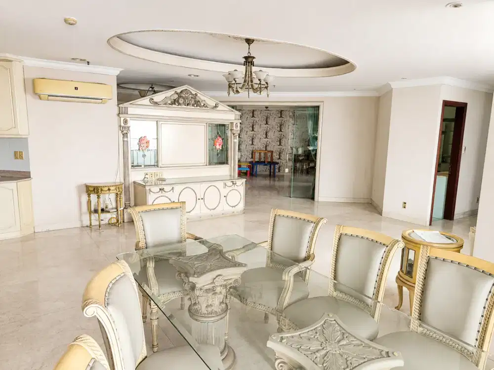 Apartemen Menara Marina Pluit 244m2 4+1BR Tower Pasific Full Furnish View Sea