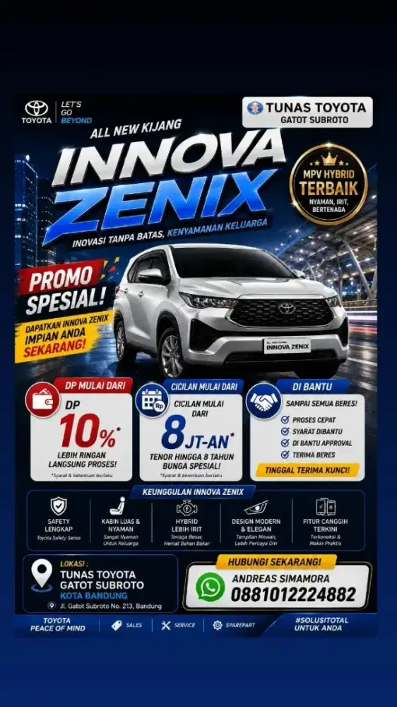 TOYOTA INNOVA ZENIX 2026