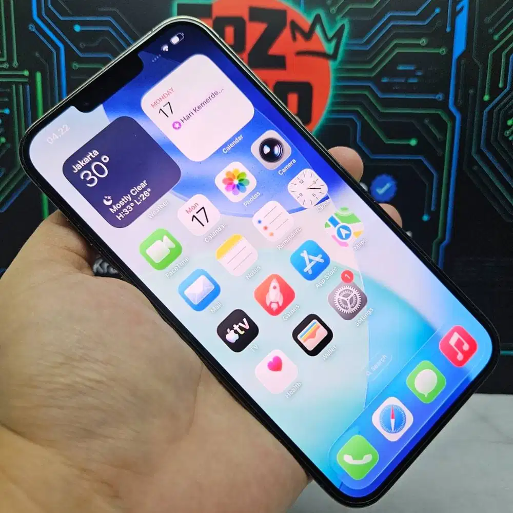 Iphone 13 Pro Max 128GB HB100% Alpine Green Resmi MAP Fullset No minus