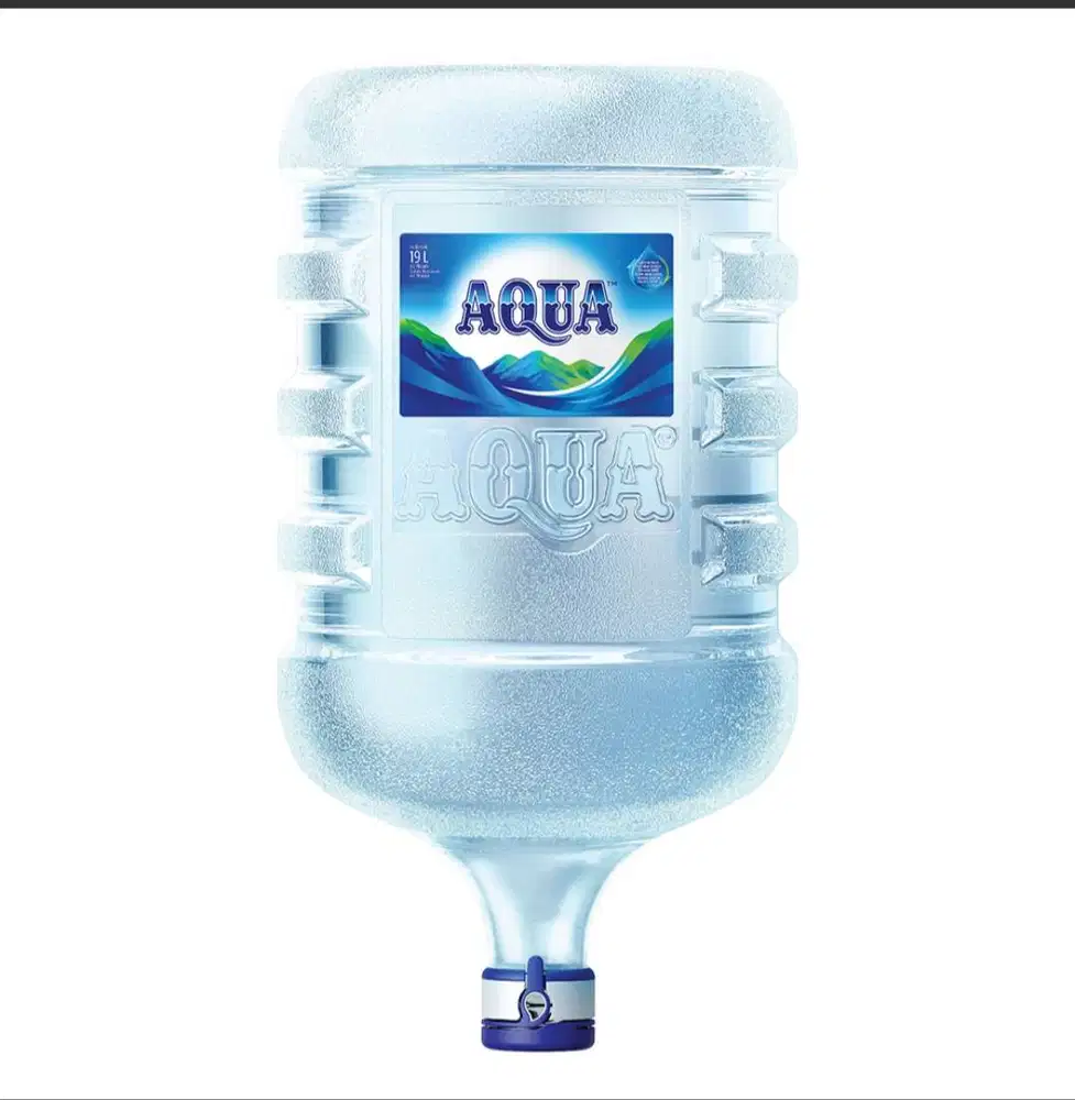 Galon VIT dan AQUA kosong