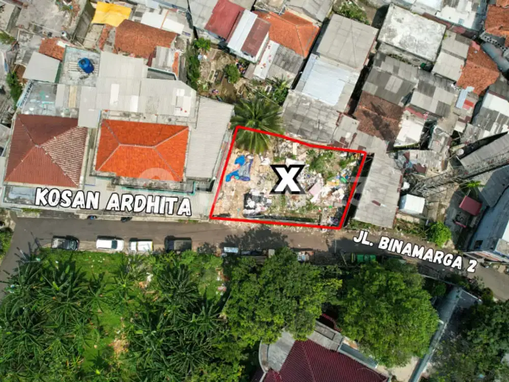 Tanah Kavling di Binamarga 2 Dekat Smakbo Dan Unpak