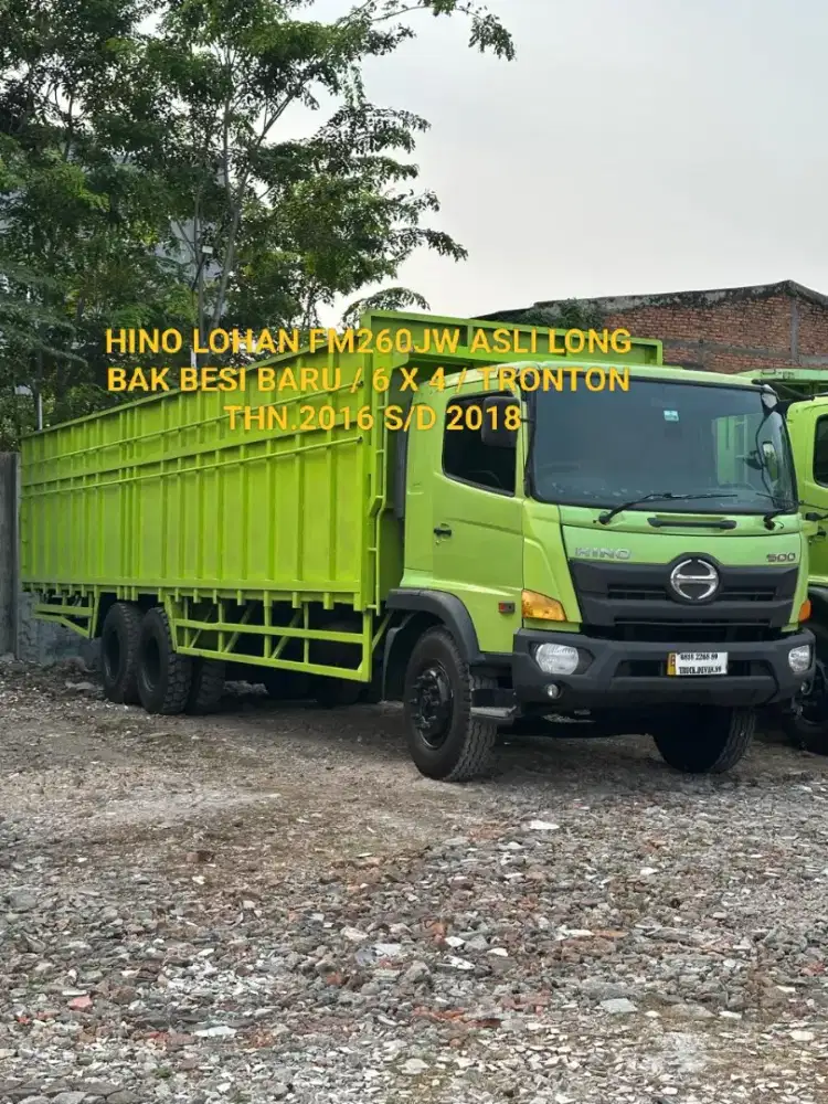 HINO LOHAN FM260JW ASLI LONG 6X4 BAK BESI BARU TRONTON ISTIMEWA