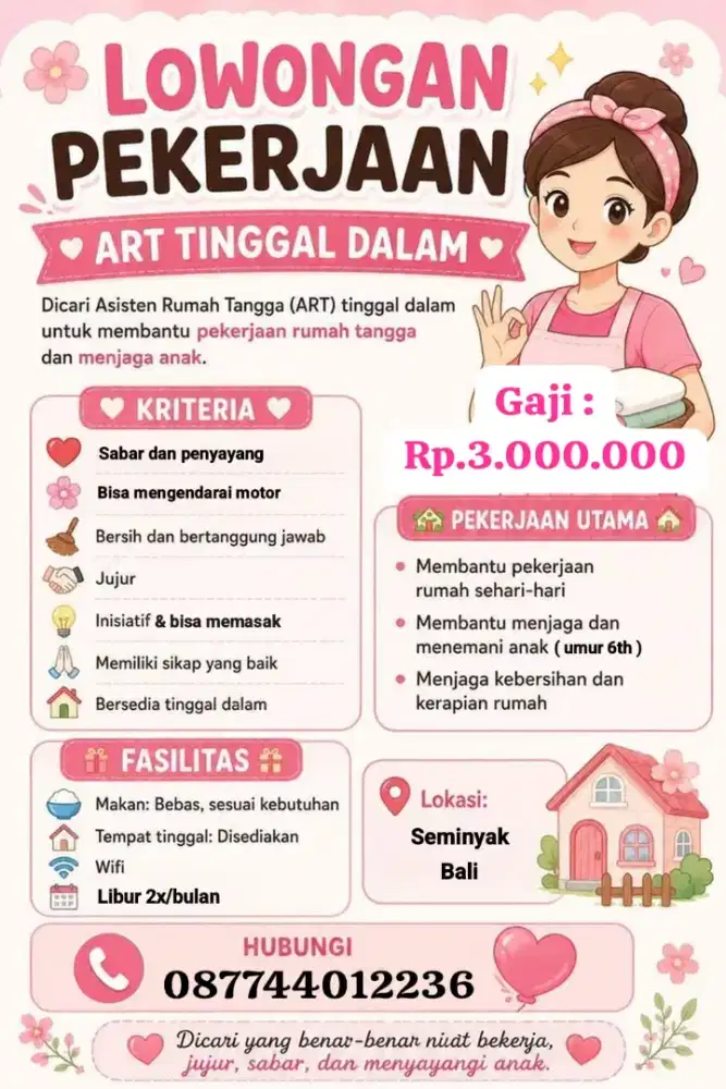 ART Tinggal Dalam