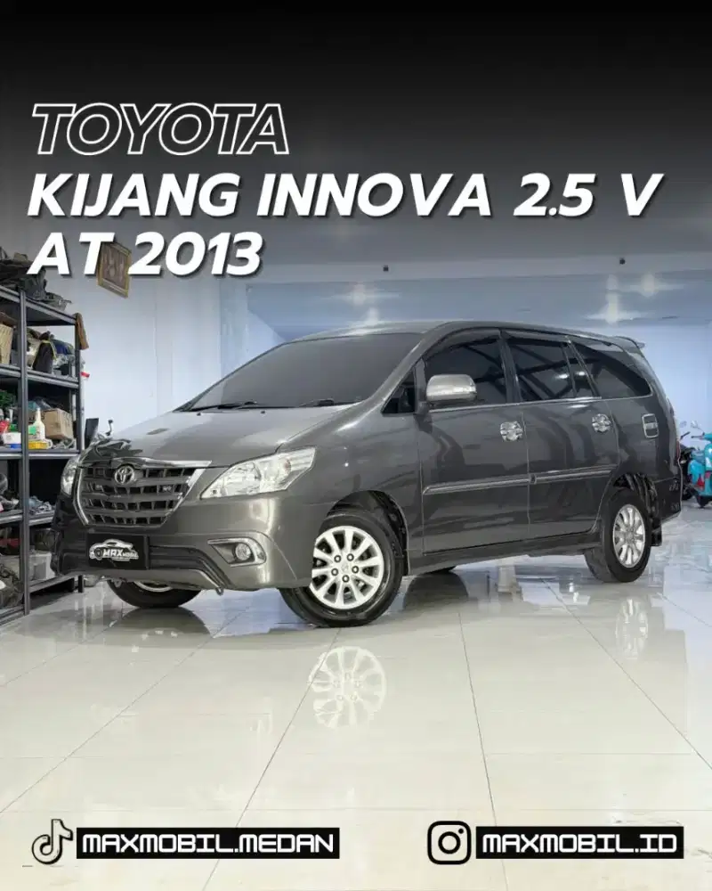 [DP 58JT‼️] TOYOTA KIJANG INNOVA 2.5 V AT 2013 pemakaian 2014
