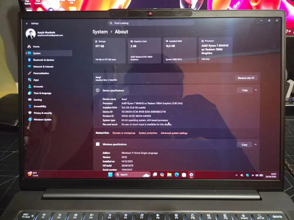 Lenovo Ideapad Slim 5 14AHP10