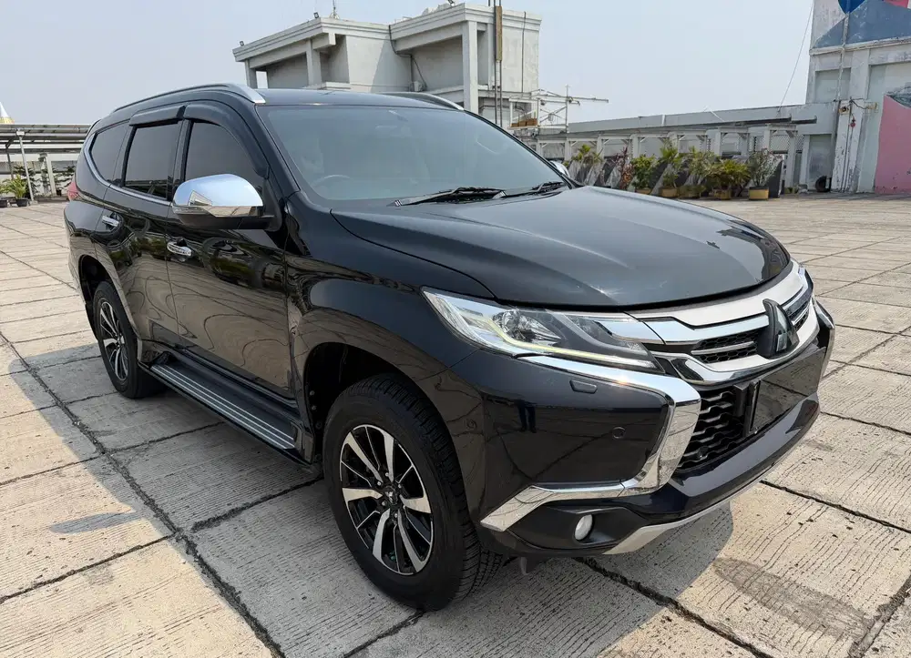 [LOW KM 54.000] PAJERO SPORT DAKAR ULTIMATE 2018 HITAM TT 2019 AT