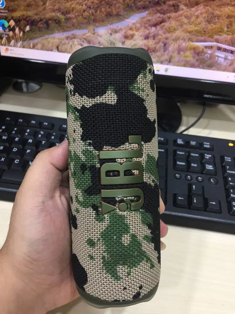 Speaker JBL Flip 6 Squad Camo - Mulus Boleh Cek App - Original 100%